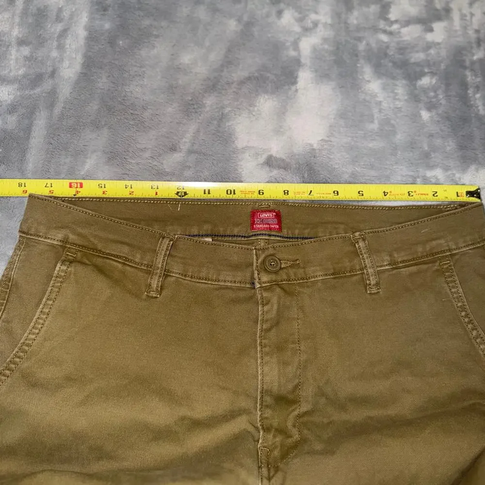 Levi’s XX Chino Standard Taper Mens Pants Olive Green Waterless